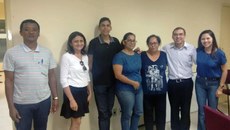 Equipe do projeto durante reunião realizada no último dia 6