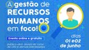 Atividade tem como público-alvo discentes do curso de Tecnologia em Gestão de Recursos Humanos e demais interessados na área