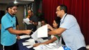 Entrega das placas BitDogLab aos participantes do EmbarcaTech
