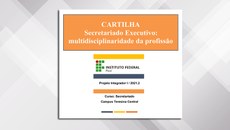 Cartilha tem o tema “Secretariado Executivo: multidisciplinaridade da profissão”