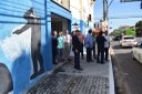 Acesso da nova guarita - Rua Arlindo Nogueira