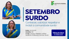Ação acontece no Campus Teresina Central, no dia 30 de setembro