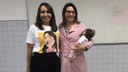 A palestra fez parte das atividades desenvolvidas para a disciplina de Nutrição Materno Infantil