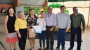 Entrega de homenagem