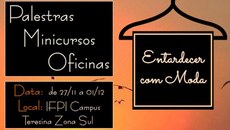 As inscrições para as oficinas, minicursos e palestras estão abertas e podem ser feitas até sexta-feira, 24