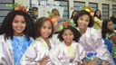 O desfile foi organizado pelos alunos do 3º período do curso Tecnológico de Design de Moda, sob a coordenação das professoras Caroline Ferreira, Edna Maria da Silva e Lena Oliveira