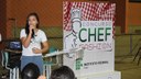 A atividade reuniu alunos com objetivo de criar e confeccionar um dolmã para os cursos de Gastronomia, técnico em Cozinha e Panificação