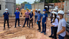 Estudantes de Engenharia Civil realizam visita técnica