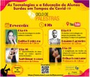 Os palestrantes serão profissionais surdos e profissionais da área de Libras