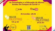 Os palestrantes serão profissionais surdos e profissionais da área de Libras
