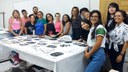 A atividade foi realizada no Laboratório de Estamparia do campus