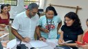 A atividade foi realizada no Laboratório de Estamparia do campus