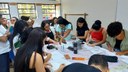 A atividade foi realizada no Laboratório de Estamparia do campus