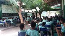 A palestra ocorreu como parte da programação da Semana Presente, organizada pela Unidade Escolar Professora Eliza Sousa