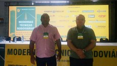 Ronildo Brandão e Israel Costa durante o Seminário Nacional de Modernas Técnicas Rodoviárias