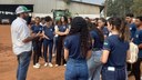 O objetivo da visita foi oportunizar que os alunos conheçam o funcionamento das áreas administrativa e operacional da empresa