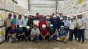 A visita teve caráter multidisciplinar e envolveu três disciplinas do curso