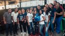O principal objetivo foi promover uma integração maior entre os alunos das diferentes áreas
