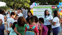 Feira do Campus Uruçuí, realizada na praça Santo Antônio