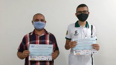 Kawê recebeu, de forma oficial, sua medalha