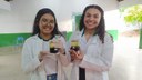 Durante o encontro, foram discutidos aspectos do PIBIC-Jr e do projeto de extensão na área de Química