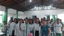 Durante o encontro, foram discutidos aspectos do PIBIC-Jr e do projeto de extensão na área de Química