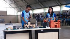 Apresentação de prova da Gincana