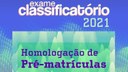 Pré-matrículas