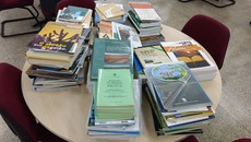 Ao todos, foram recebidos 66 livros.